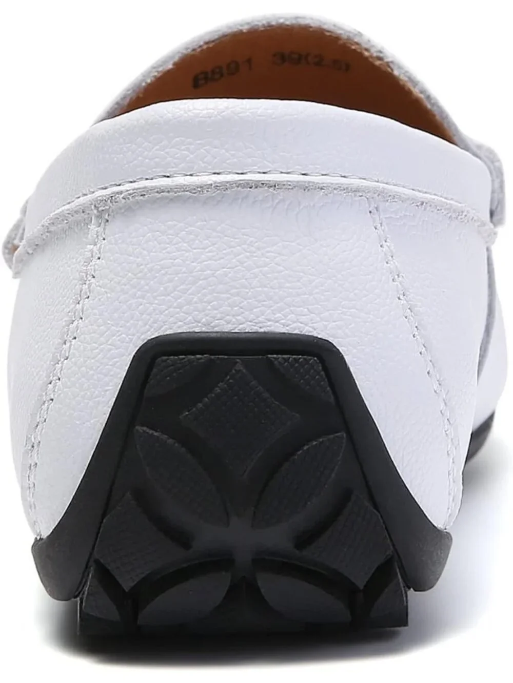 FASHION Men's White Suede Leather Loafers Penny Slip On Walking Casual Shoes